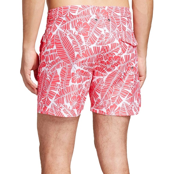 IBIZA Ocean Club Salmon Pink Swim Trunks Shorts - Picture 2 of 8